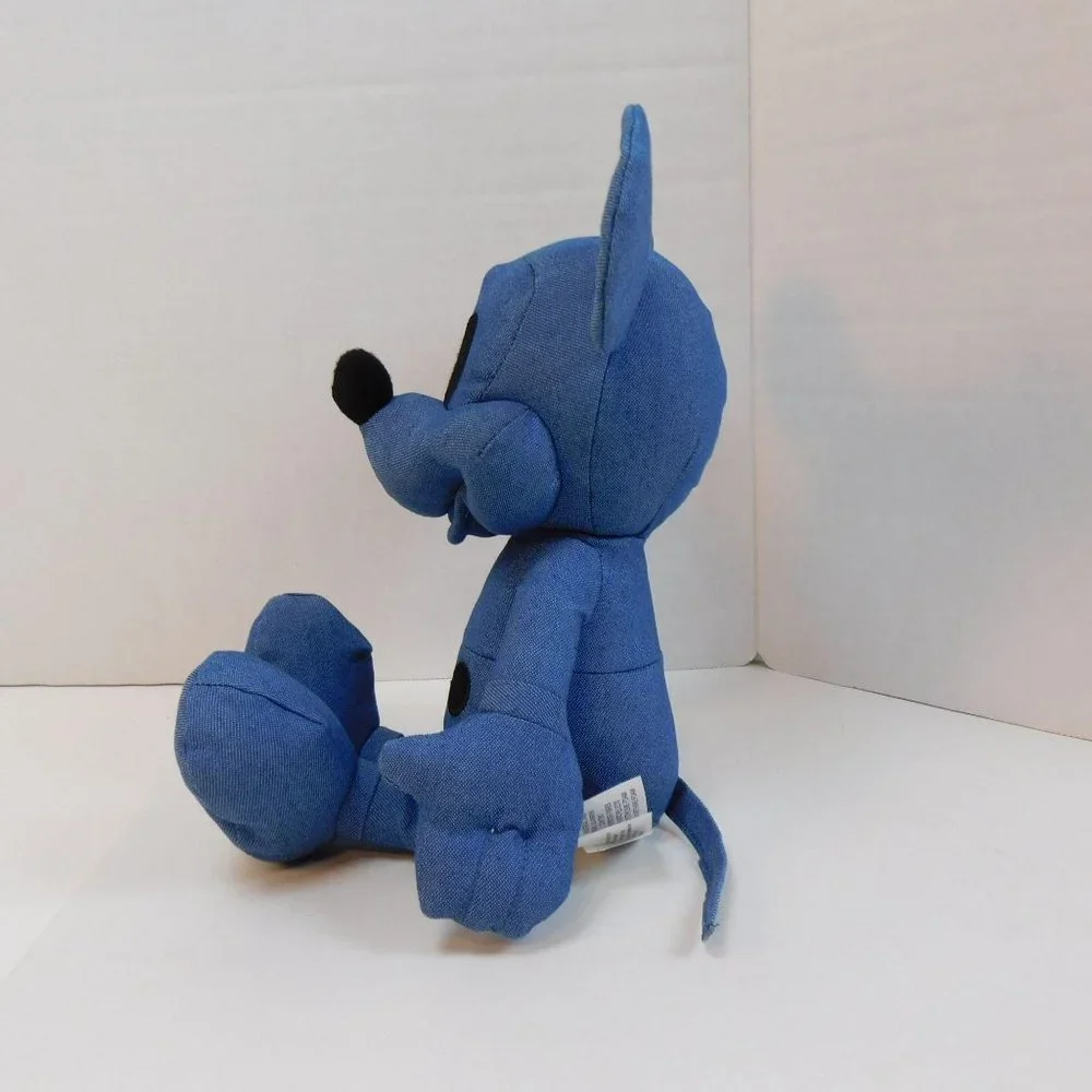 Disney x AE American Eagle Special Edition Mickey Mouse Plush Blue Denim 12" - Picture 3 of 8